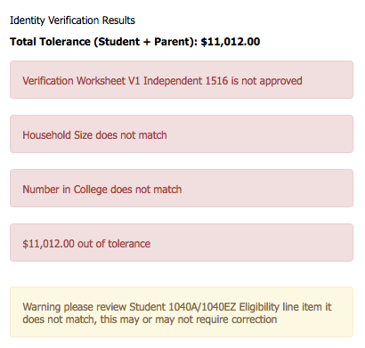Identify results